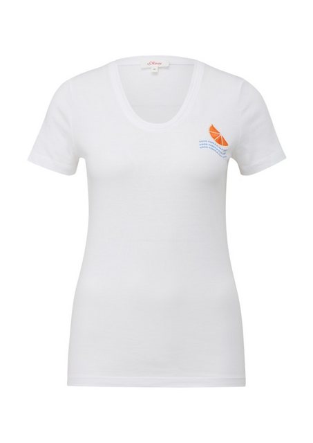 s.Oliver T-Shirt (1-tlg) Stickerei günstig online kaufen