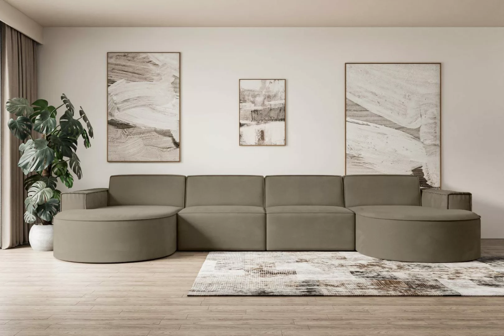 ALTDECOR Wohnlandschaft MARI-U2, Sofa Praktische Bequeme günstig online kaufen