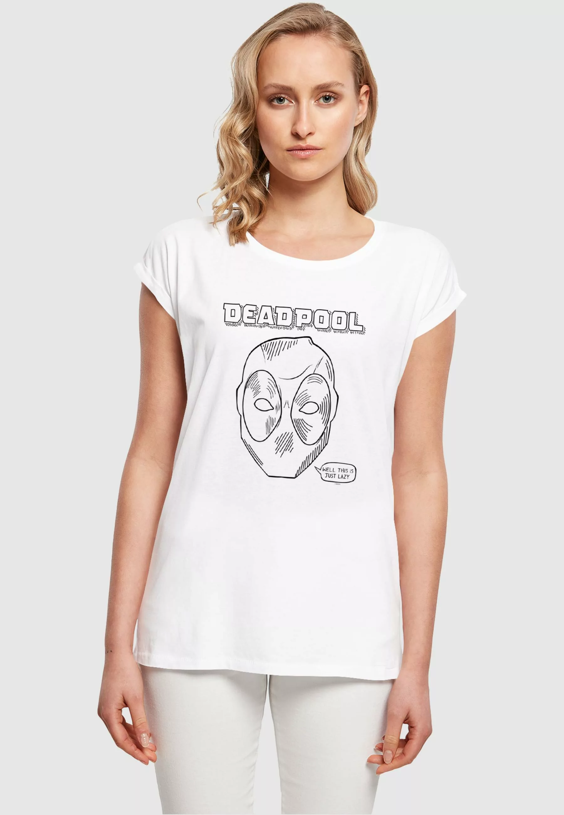 ABSOLUTE CULT T-Shirt "ABSOLUTE CULT Damen Ladies Deadpool - This Is Just L günstig online kaufen