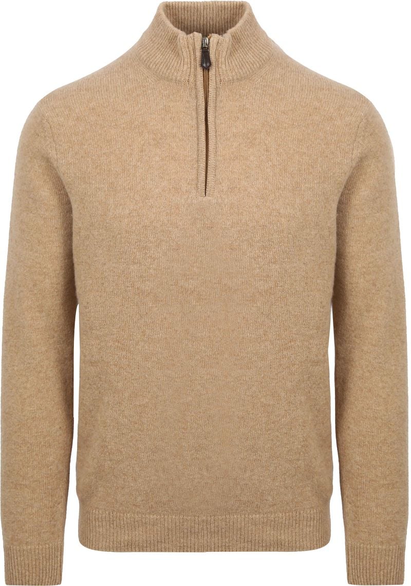 Suitable Half Zip Pullover Wool Beige - Größe L günstig online kaufen