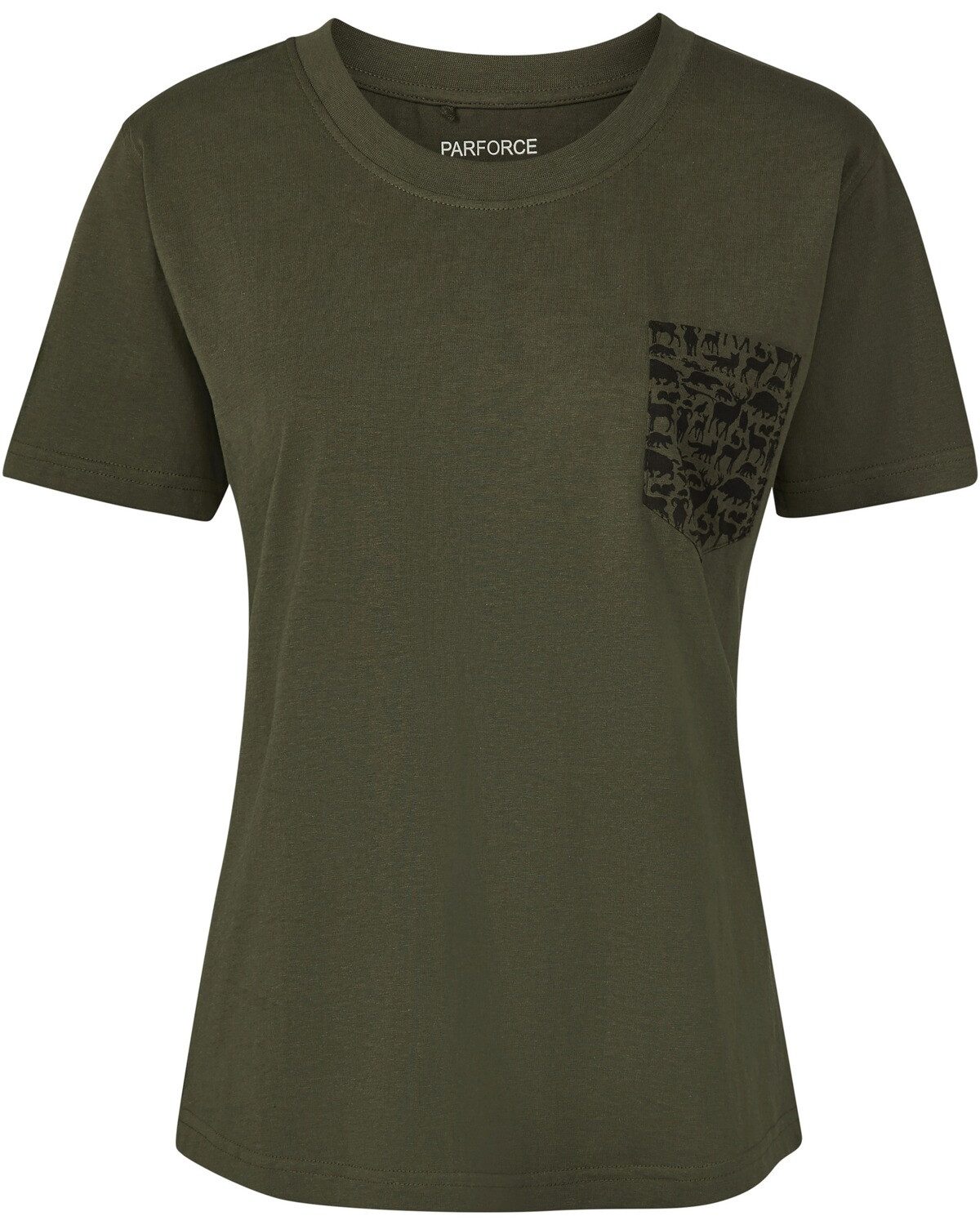 Parforce T-Shirt Damen T-Shirt Brusttasche Waldtiere günstig online kaufen
