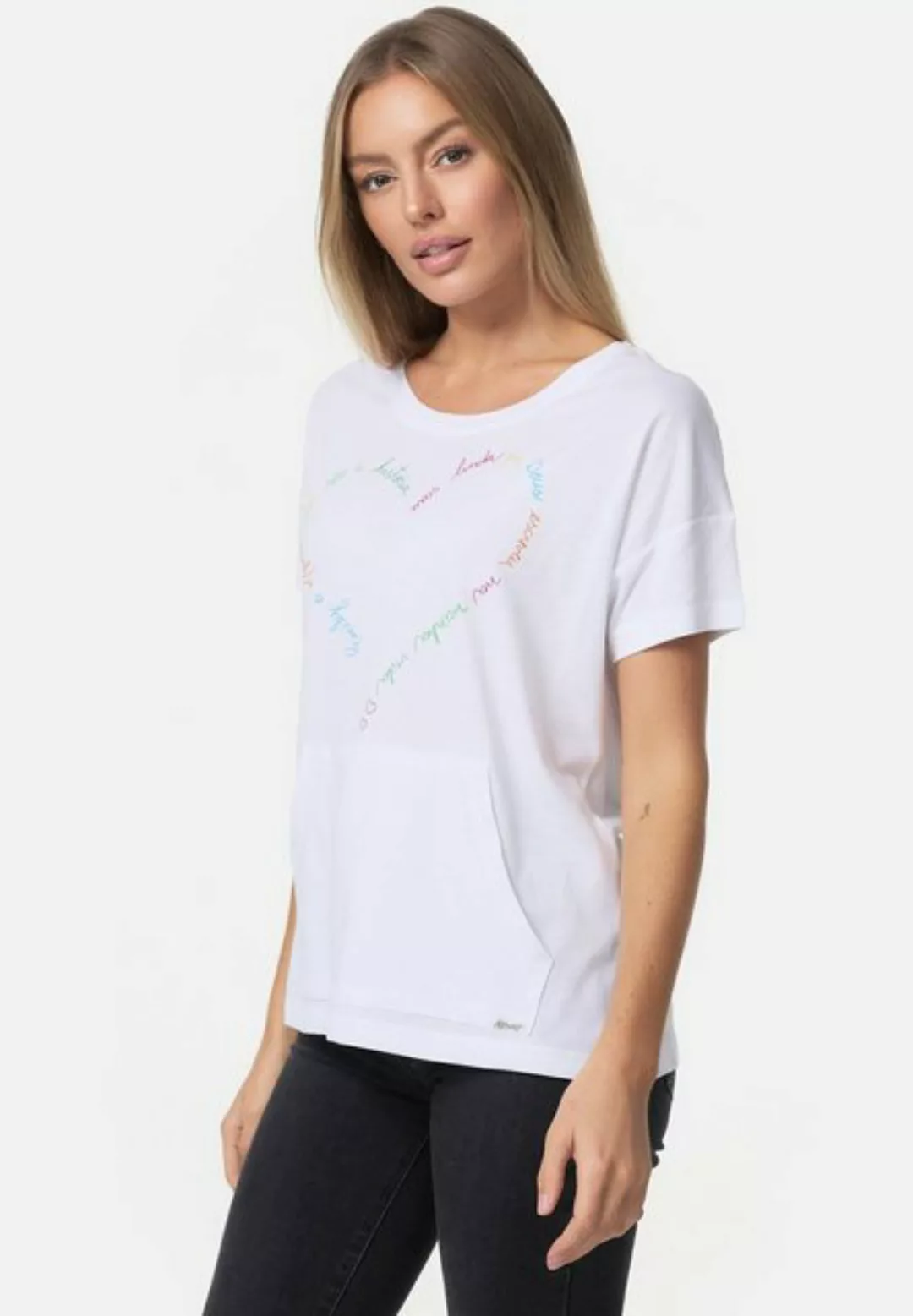 Decay T-Shirt mit schönem Herz-Print günstig online kaufen