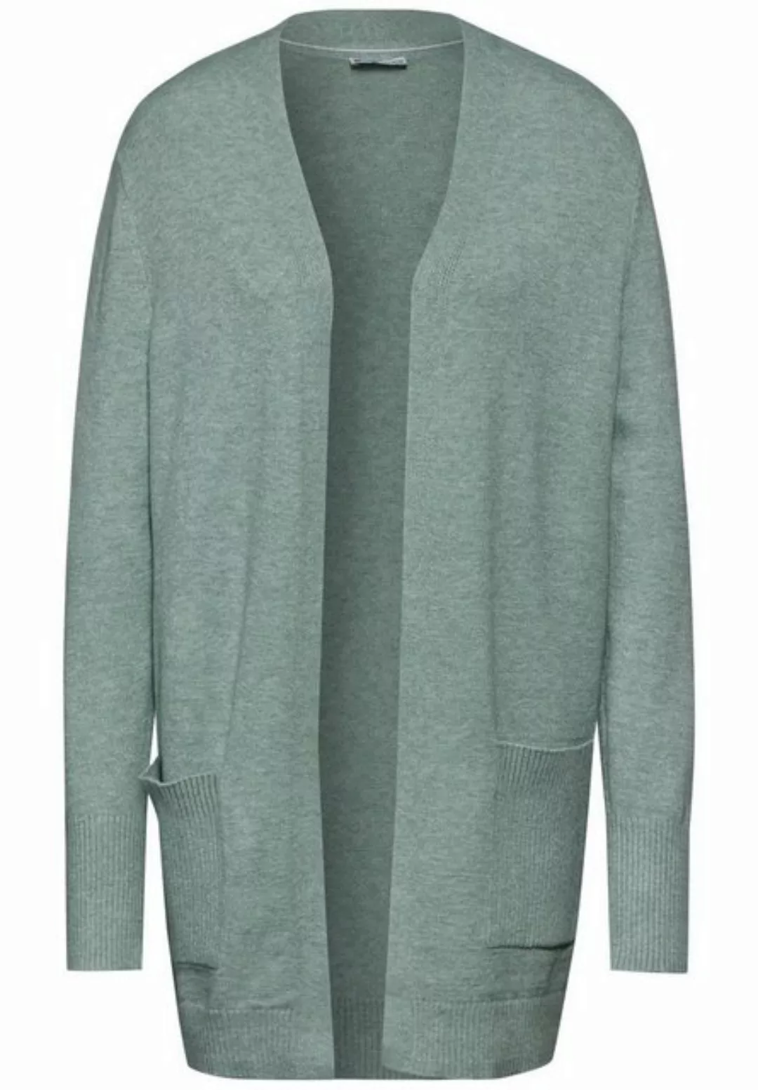 STREET ONE Strickjacke LTD QR cosy open cardigan, temper mint mel. günstig online kaufen