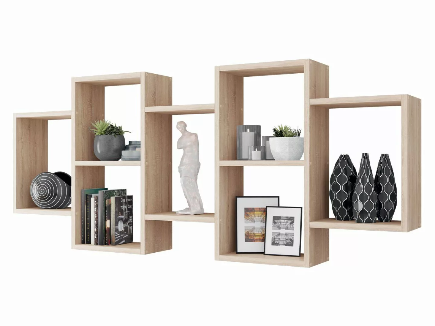 MIRJAN24 Wandregal Trio 001, 161x18x65 cm, günstig online kaufen