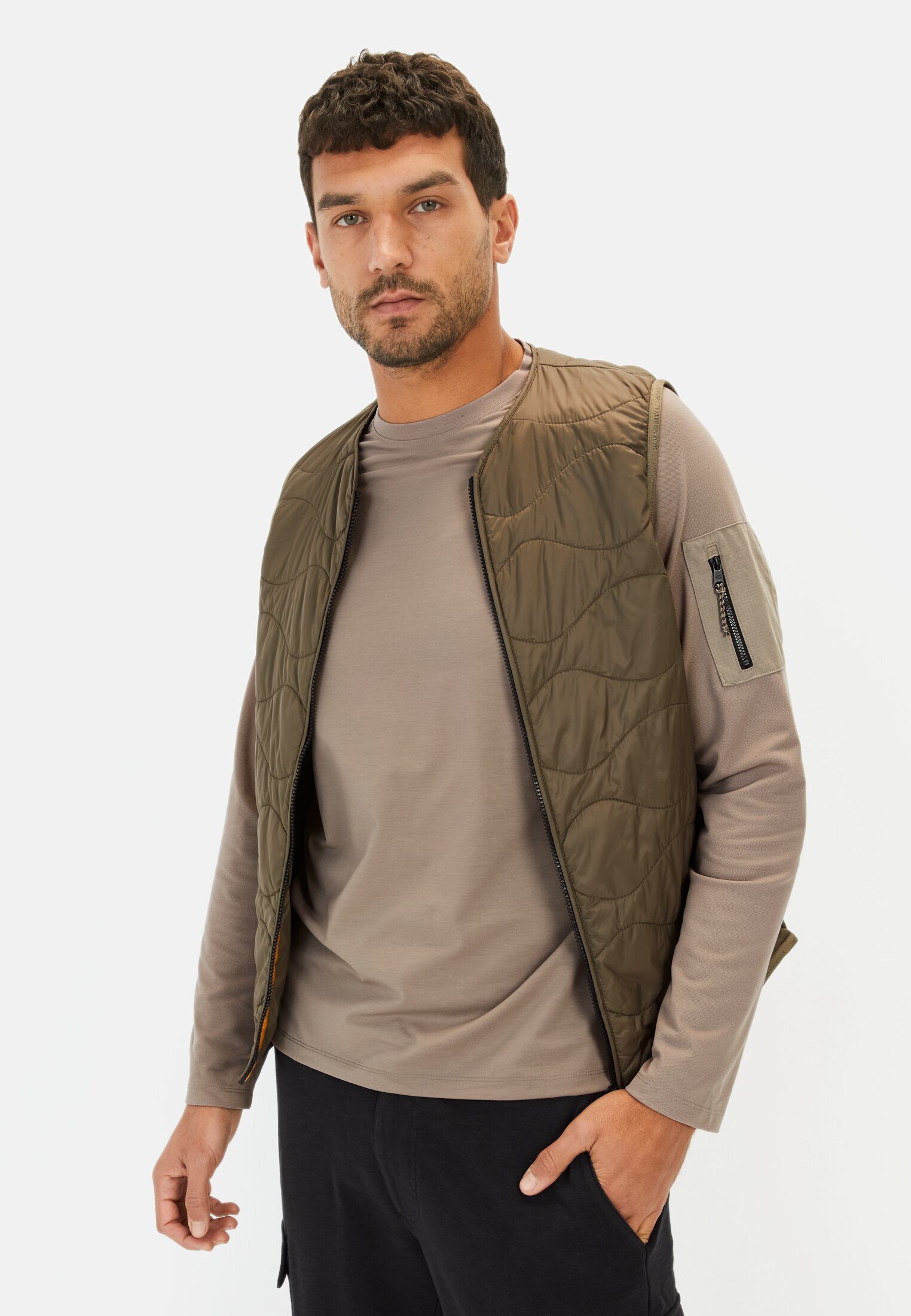 camel active Steppweste aus recyceltem Polyamid günstig online kaufen
