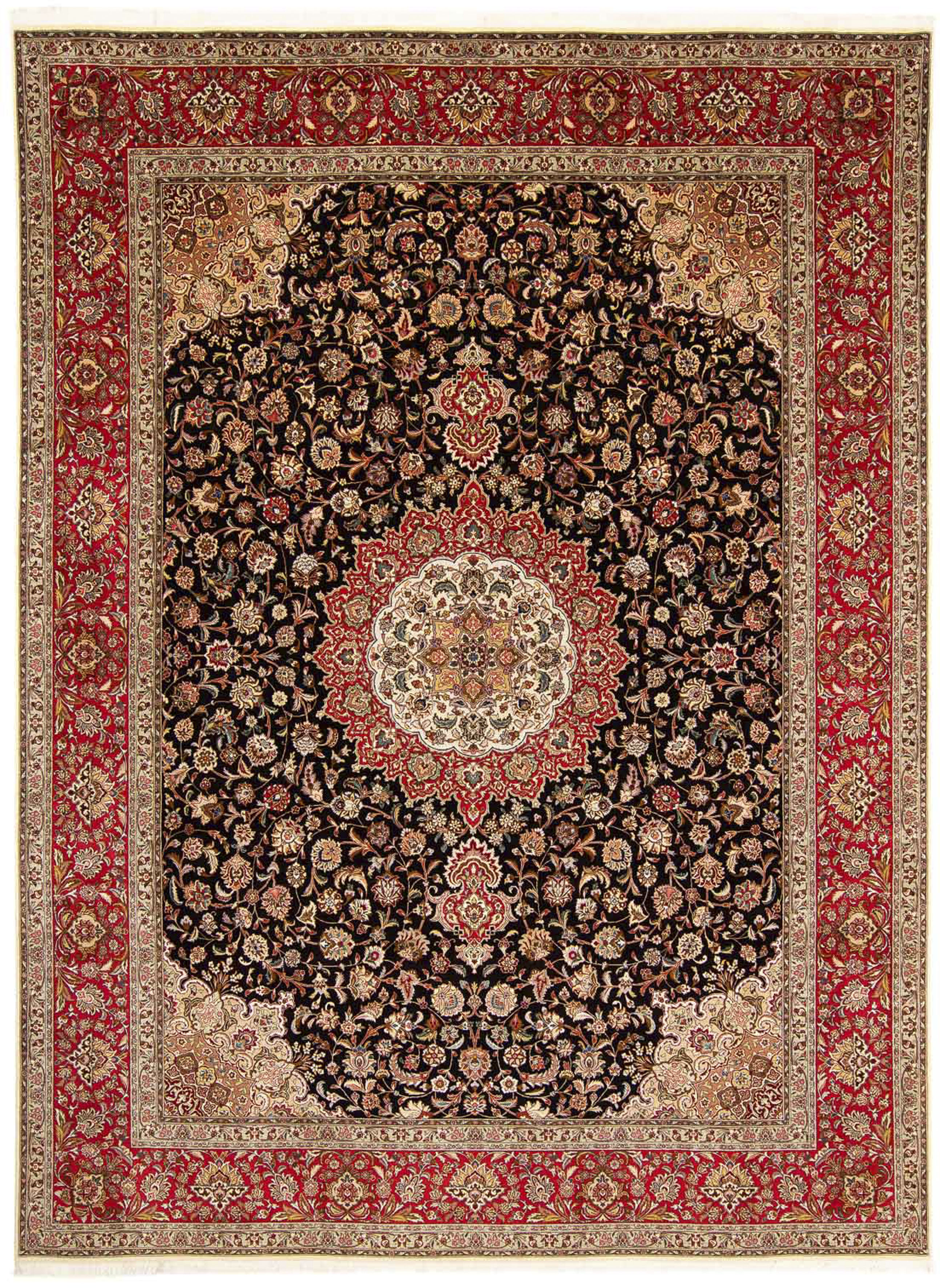 morgenland Orientteppich »Täbriz - 393 x 300 cm - hellrot«, rechteckig, 10 günstig online kaufen