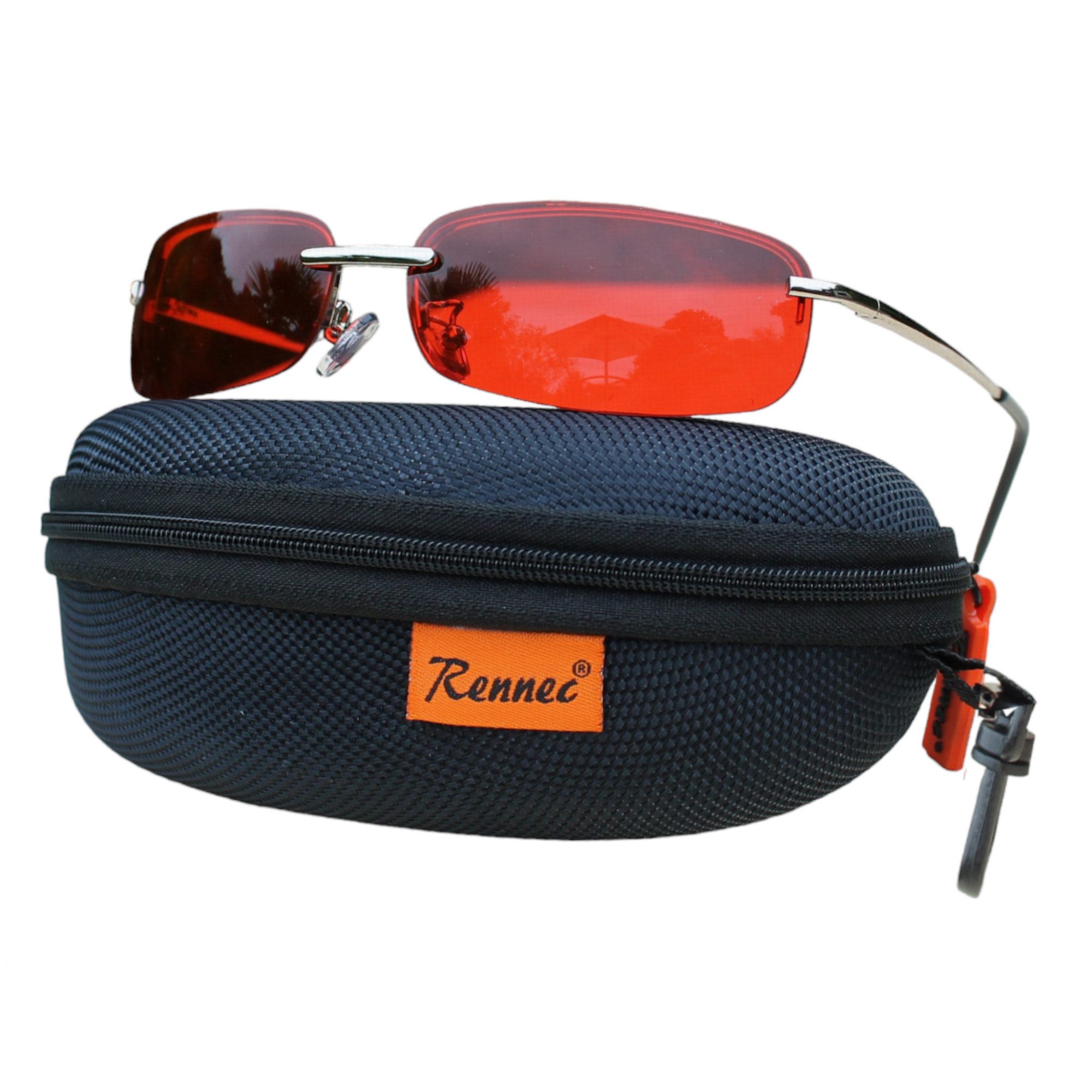 Rennec Sonnenbrille (Edelstahl Sonnenbrille mit Hardcase) günstig online kaufen