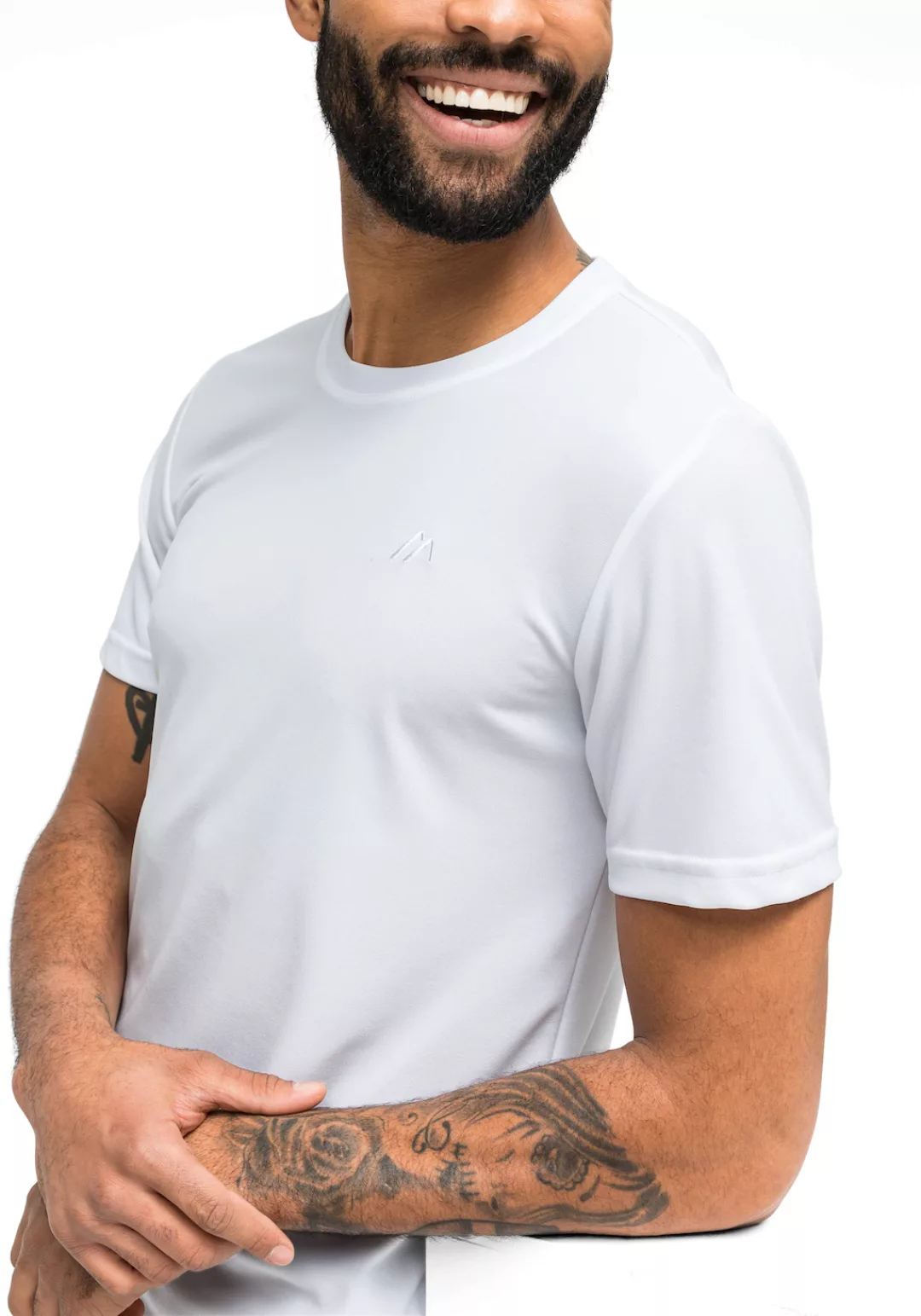 Maier Sports Funktionsshirt "Walter", Herren T-Shirt, rundhals pique Outdoo günstig online kaufen