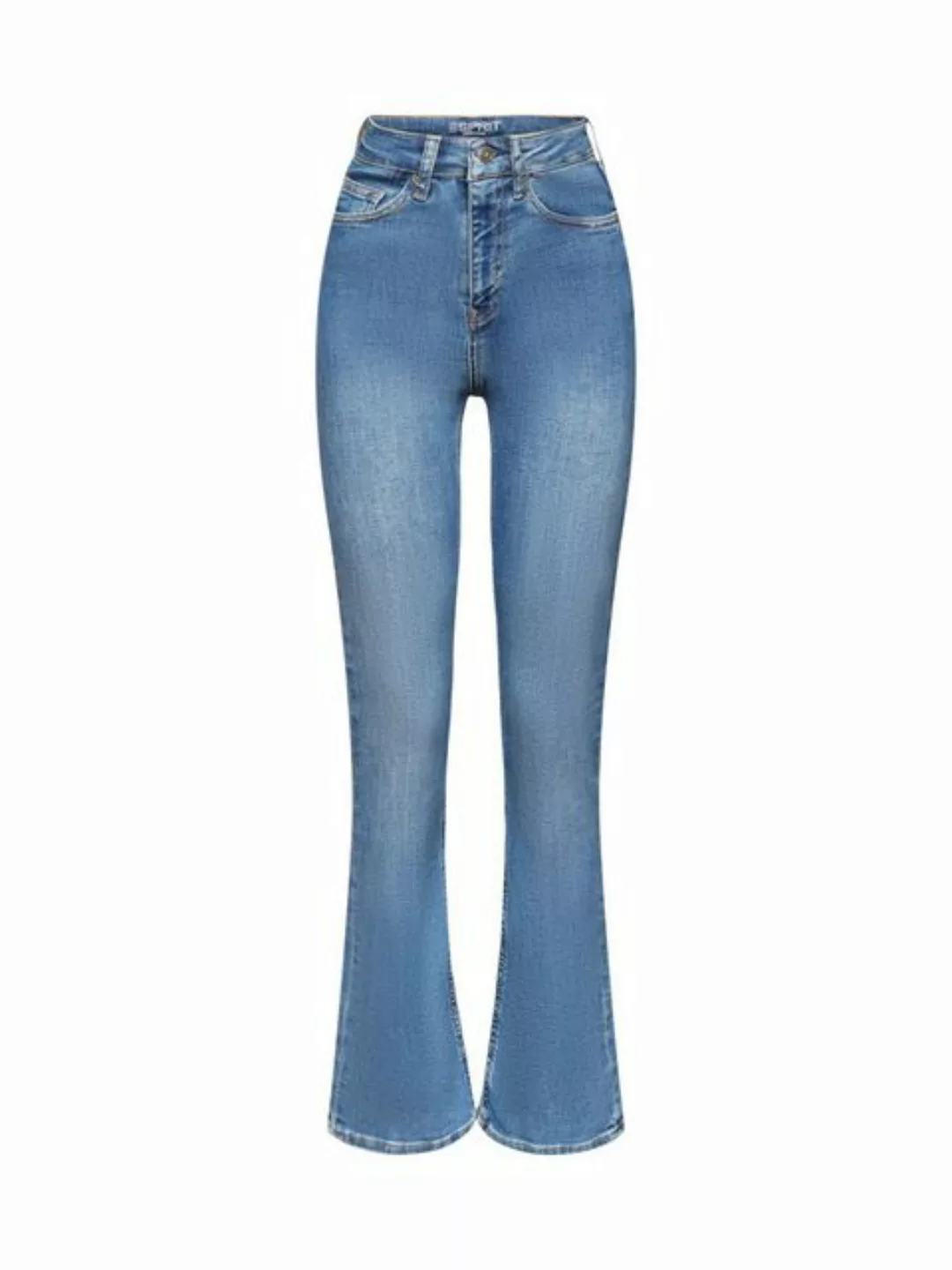 Esprit Bootcut-Jeans Bootcut-Stretchjeans mit hohem Bund günstig online kaufen