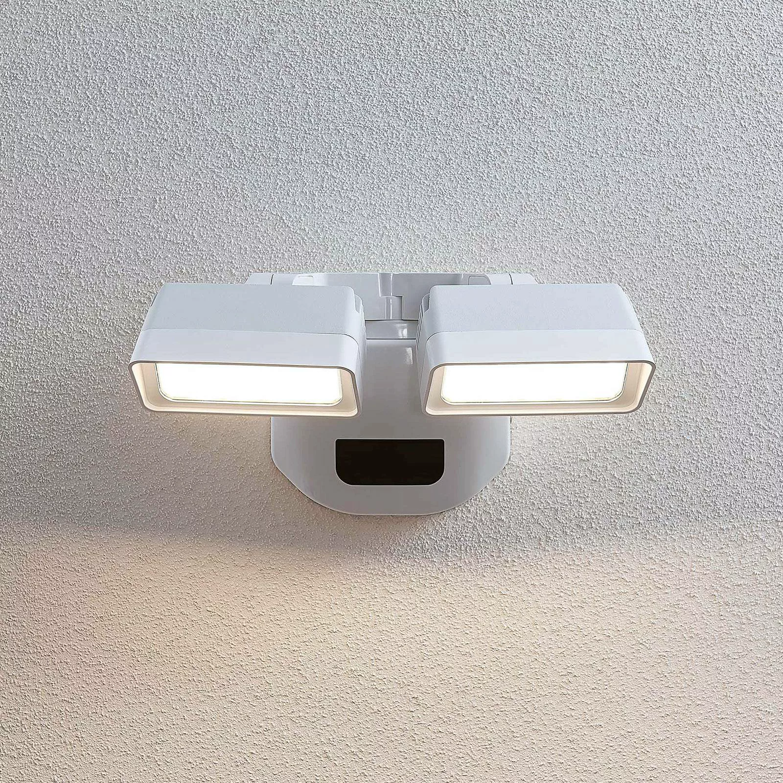 LED-Außenwandstrahler Nikoleta mit Sensor, 2-fl. günstig online kaufen