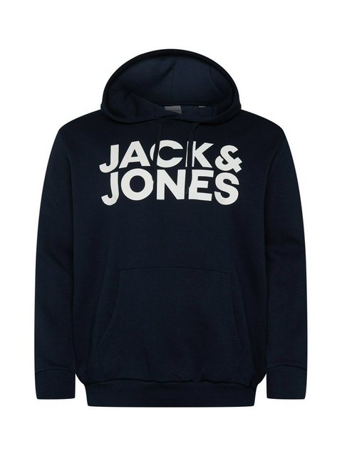 Jack & Jones Herren Hoodie Kapuzenpullover JJECORP LOGO - Regular Fit Pluss günstig online kaufen