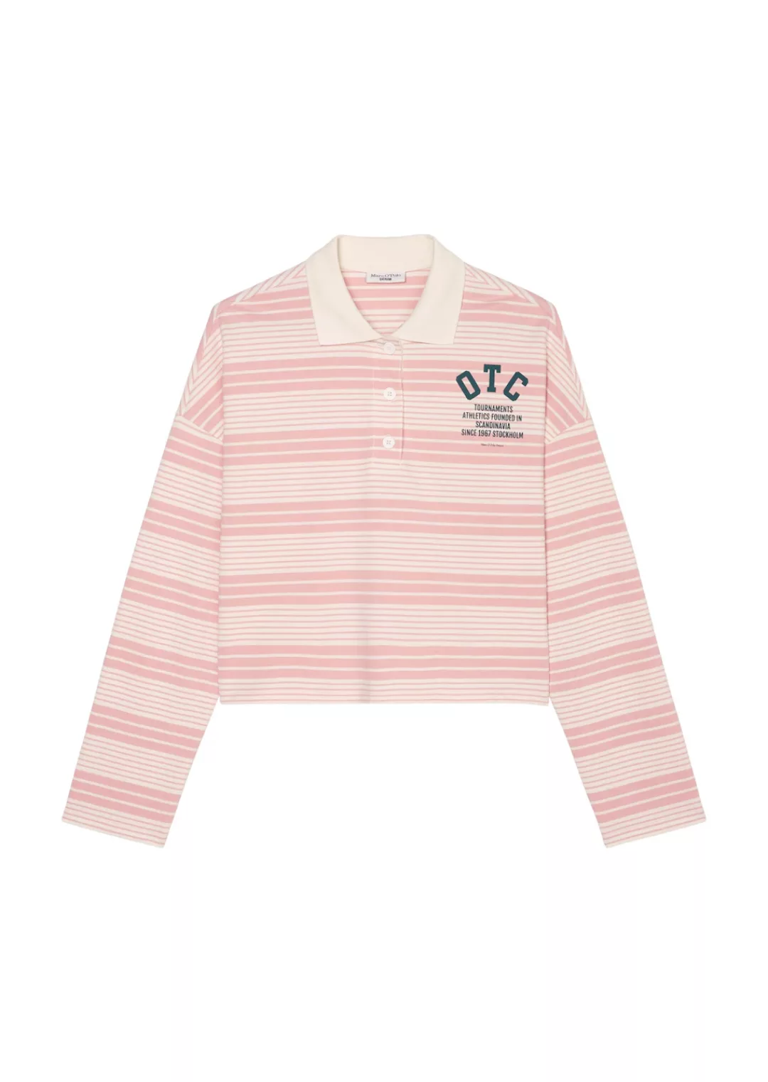 Marc OPolo DENIM Sweatshirt "aus Organic Cotton-Piqué-Jersey" günstig online kaufen