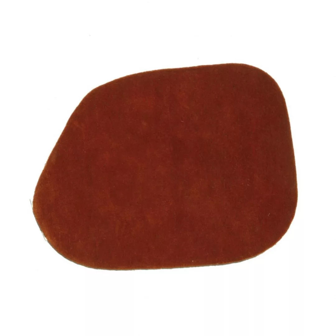 Nanimarquina - Stone-Wool Teppich 5 - rot/Neuseeland-Wolle/100x135cm günstig online kaufen