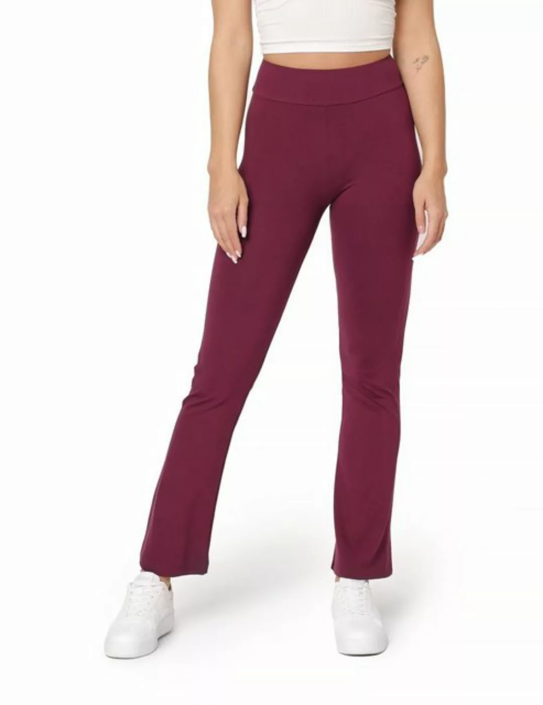 Bellivalini Leggings Damen Yogahose Jogginghose Flare Hose BLV50-277 (1-tlg günstig online kaufen