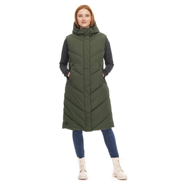 Ragwear Winterjacke Ragwear Suminka Vest Damen Dark Olive S günstig online kaufen