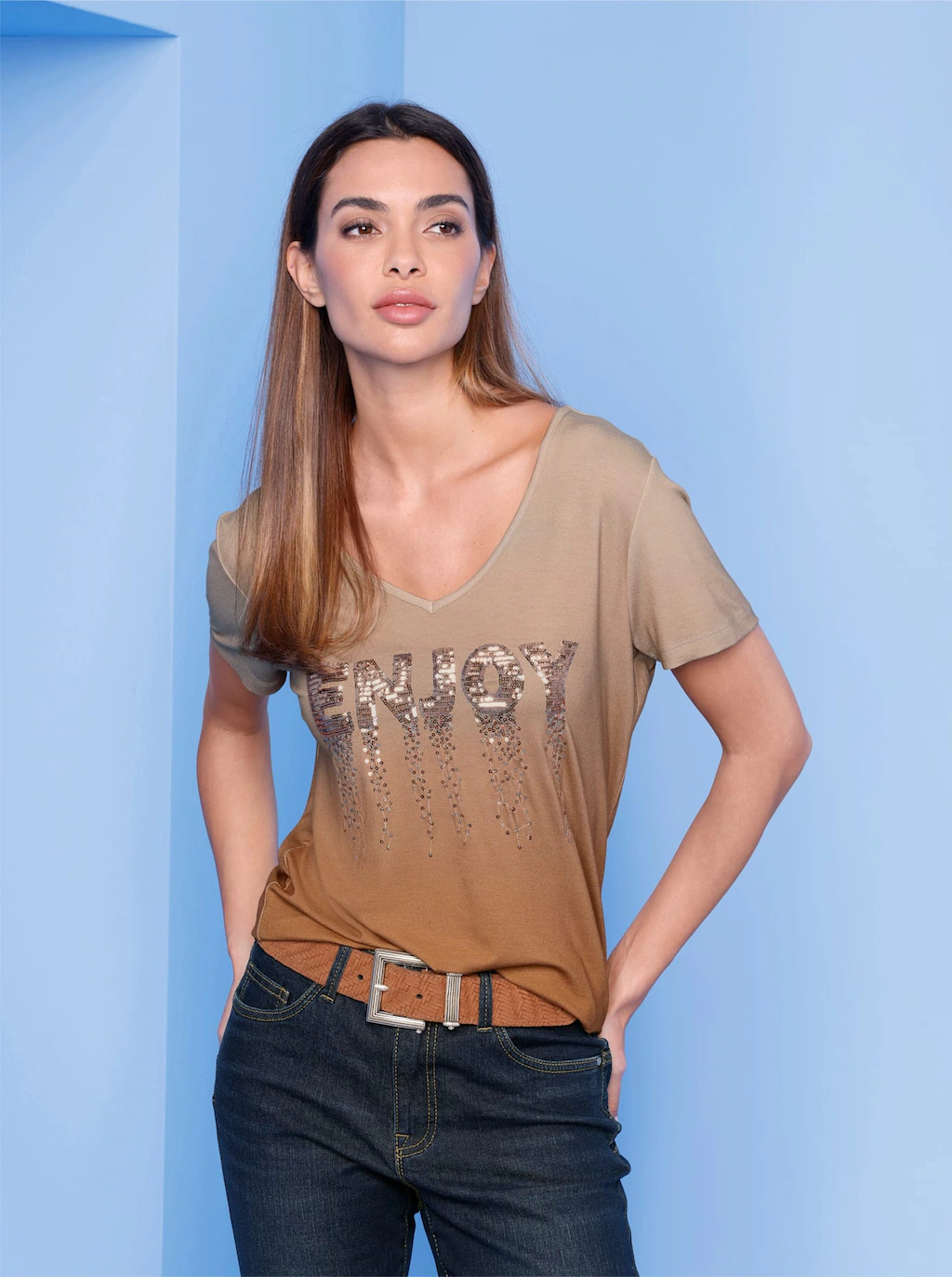 heine V-Shirt "Shirt" günstig online kaufen
