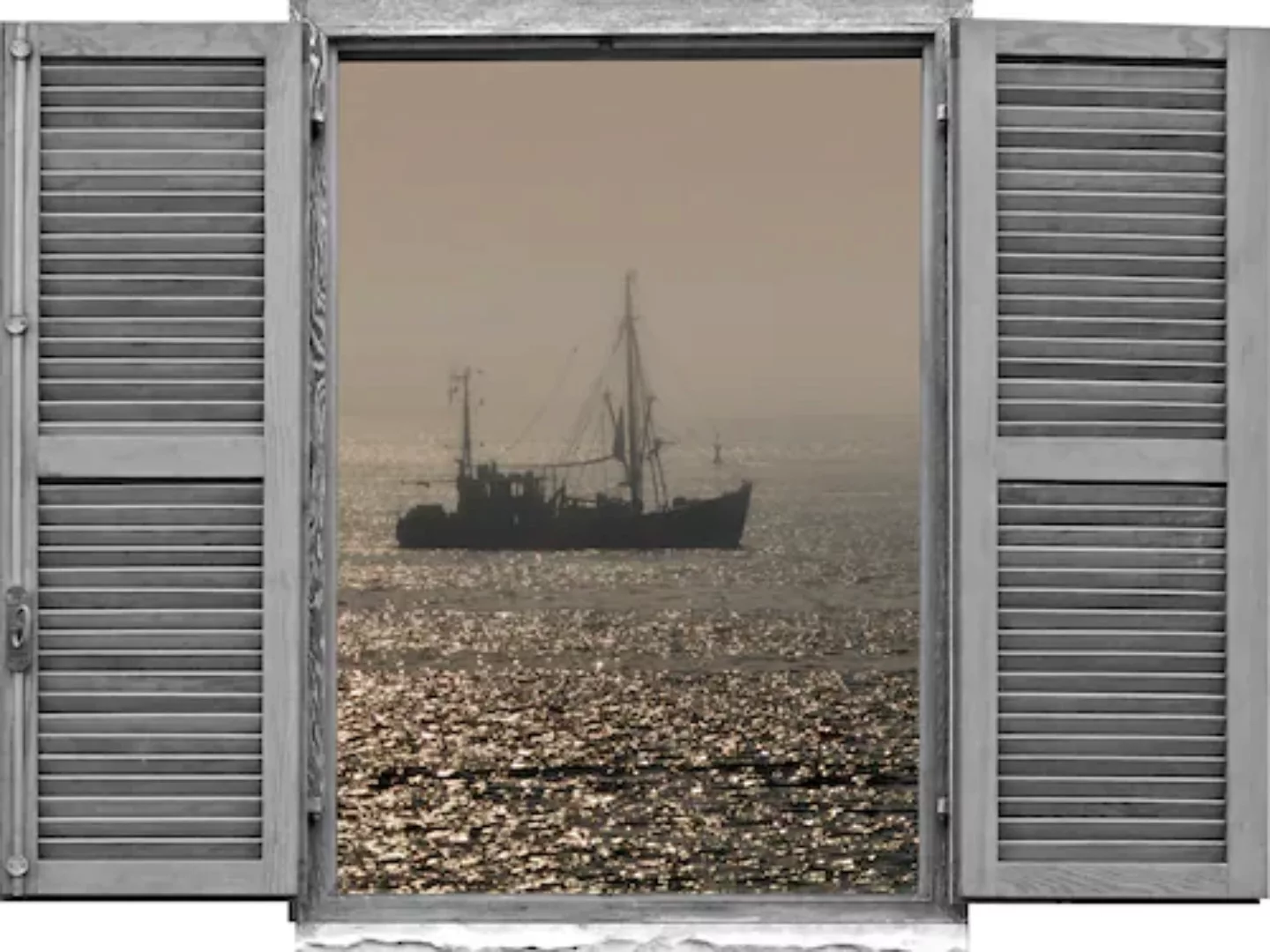 queence Wandtattoo "Schiff im Wasser", (1 St.) günstig online kaufen