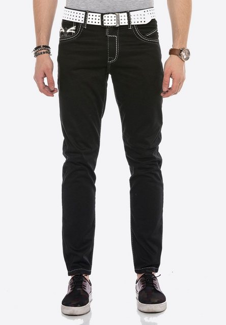 Cipo & Baxx Bequeme Jeans mit cooler Stickerei günstig online kaufen