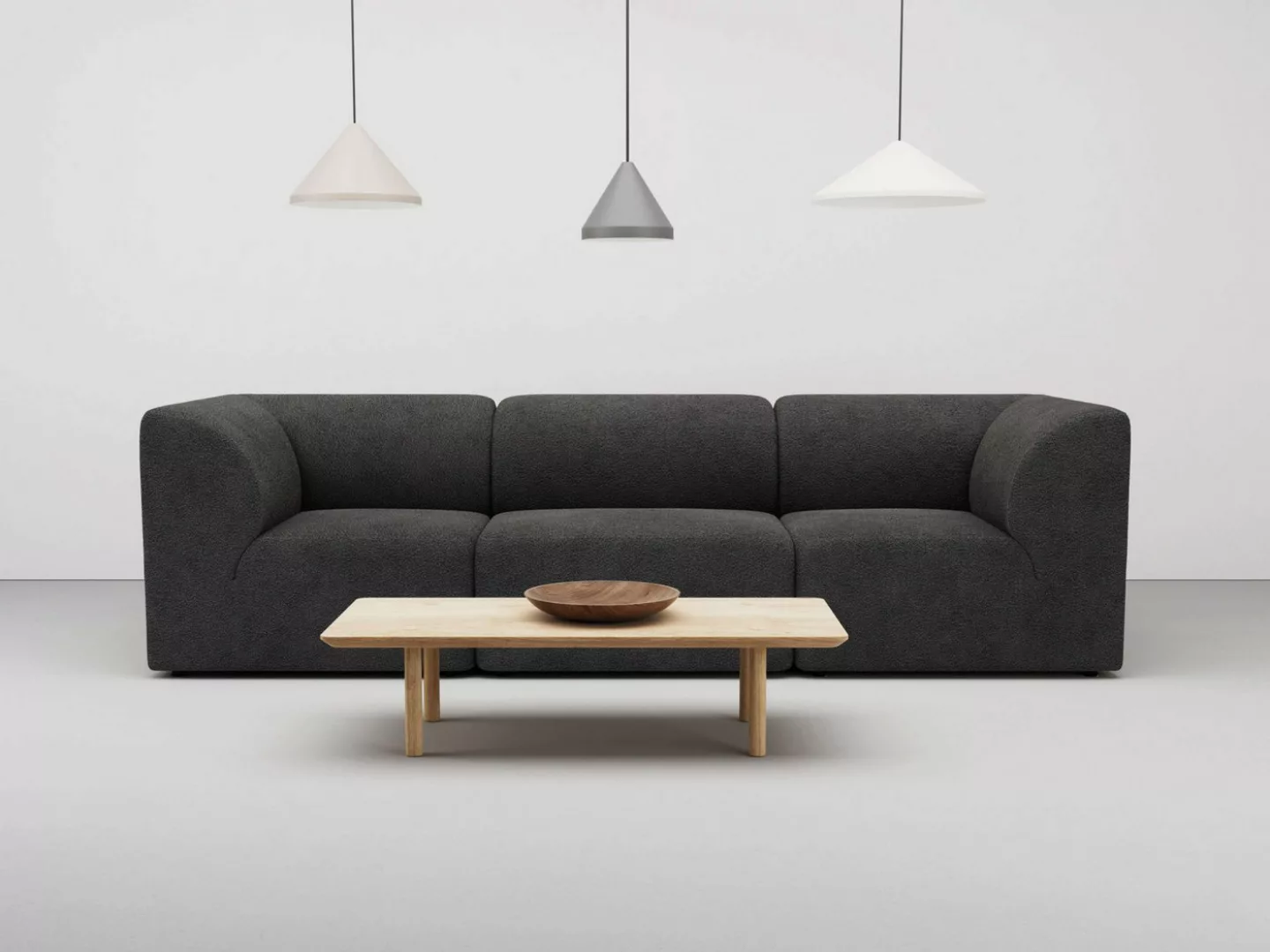 LeGer Home by Lena Gercke 3-Sitzer Floria, modulares Sofa, in trendigen Far günstig online kaufen