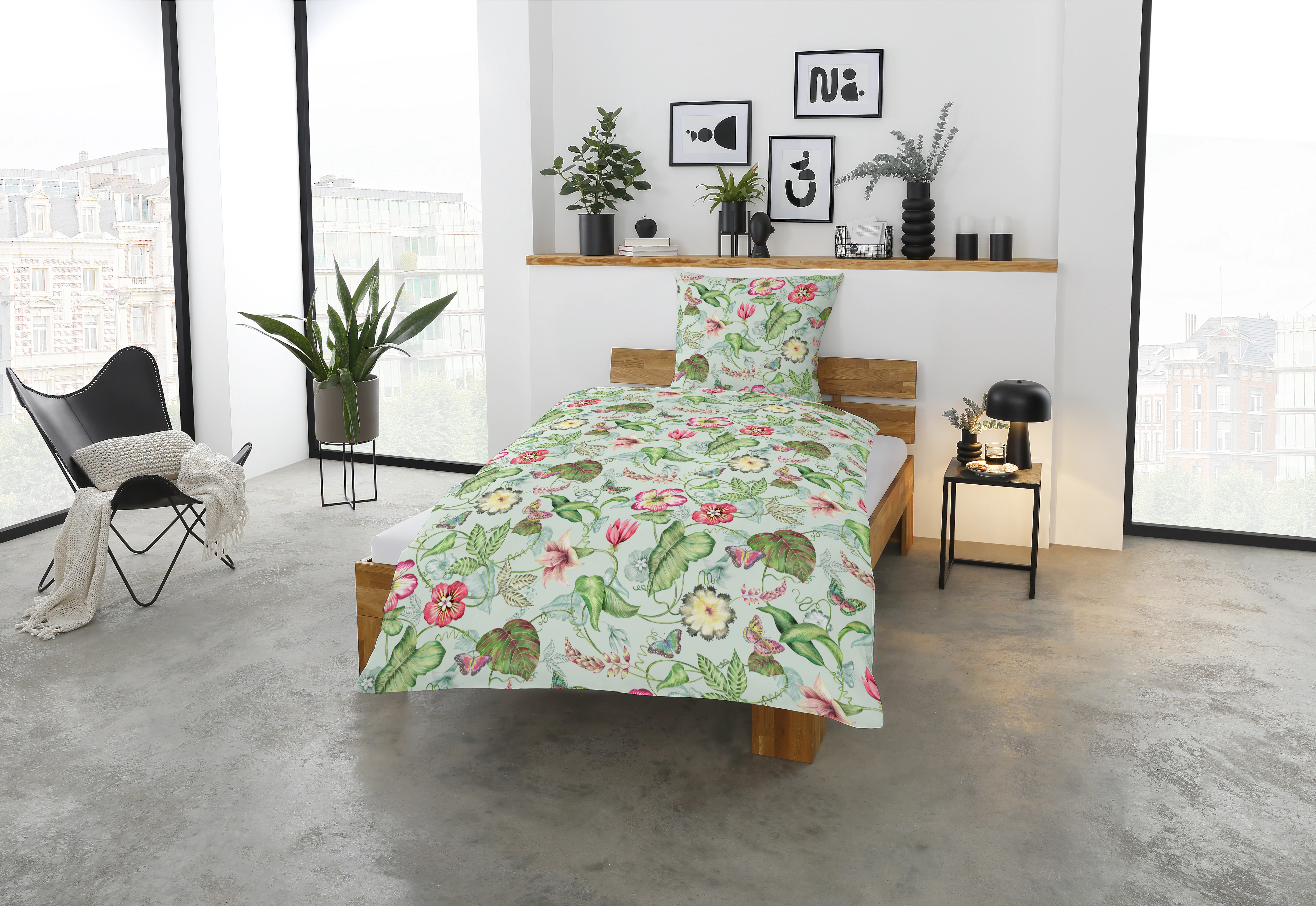 CASATEX Bettwäsche »Belli Fiori«, elegante, farbenfrohe Bettwäsche günstig online kaufen