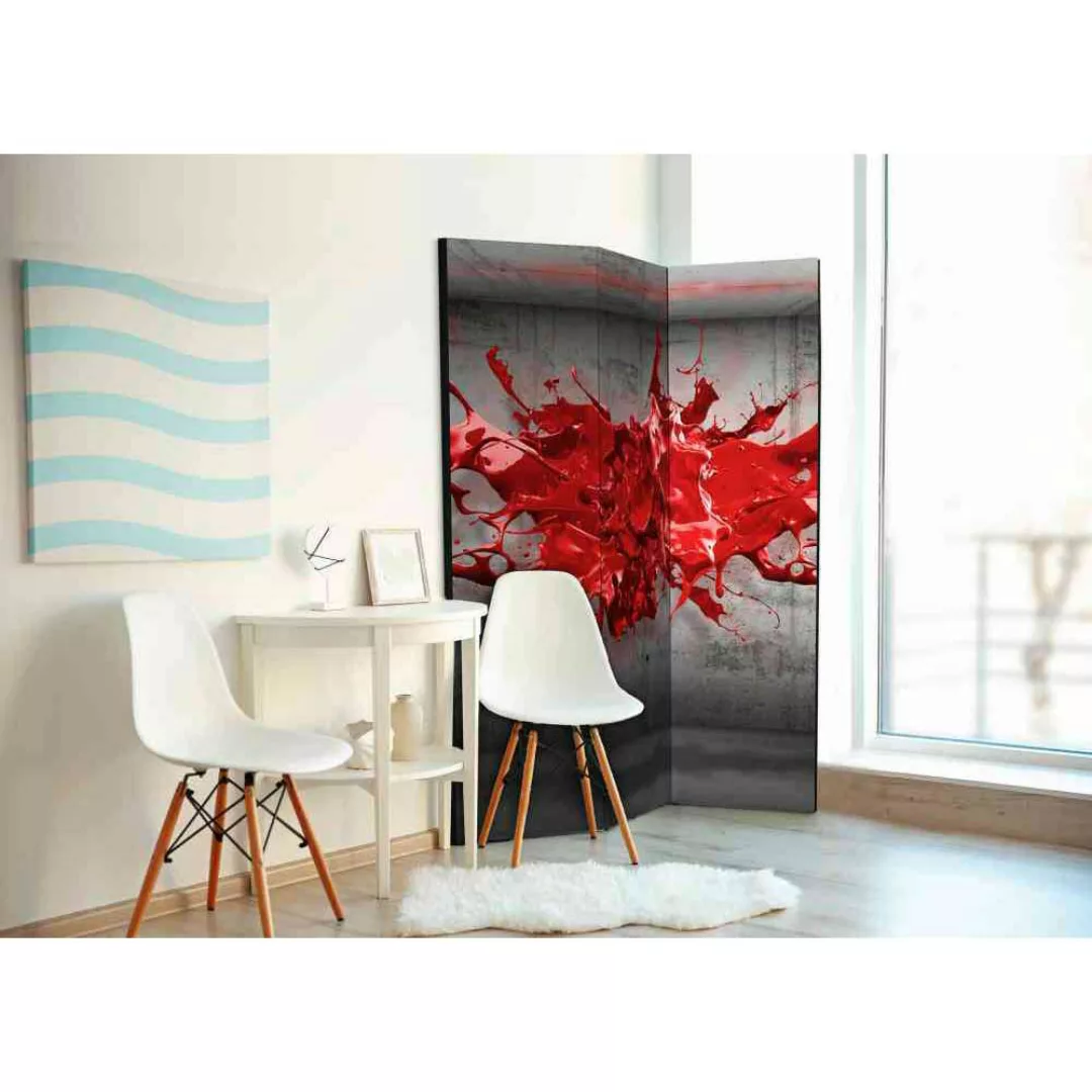 Raumtrenner mit Farbspritzer Motiv 135 cm breit günstig online kaufen