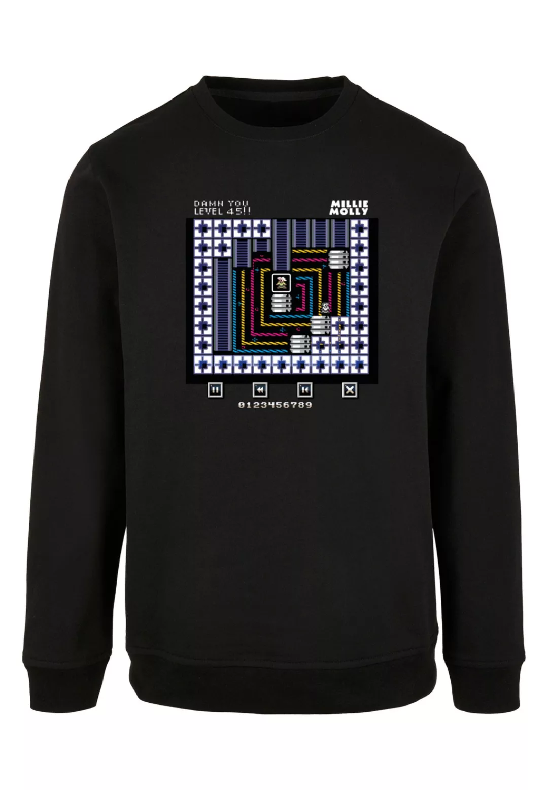 F4NT4STIC Kapuzenpullover "Retro Gaming Level 45", Print günstig online kaufen