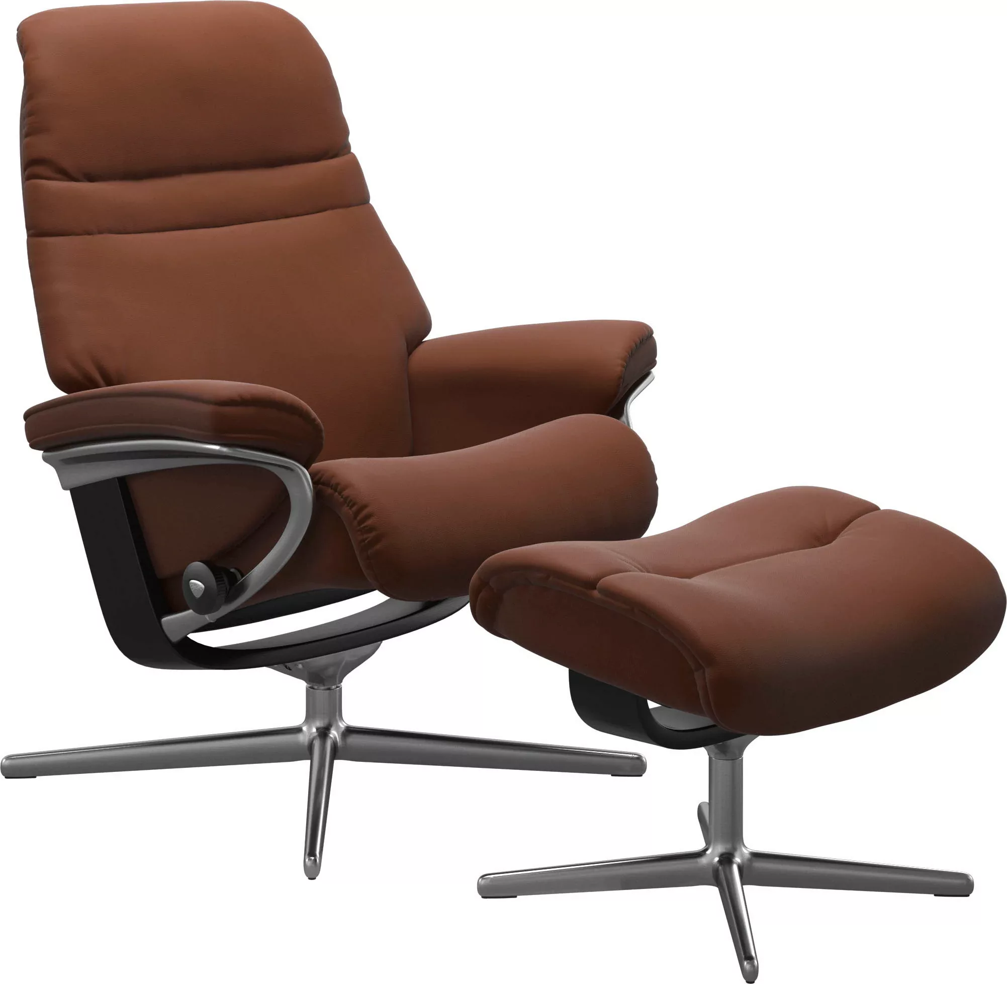 Stressless Fußhocker "Sunrise", mit Cross Base, Größe S, M & L, Holzakzent günstig online kaufen