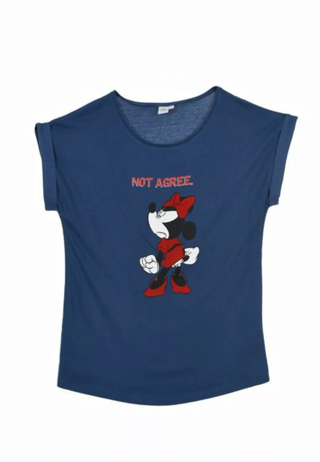 Disney Minnie Mouse T-Shirt Mickey Mouse T-Shirt Damen Oberteil günstig online kaufen