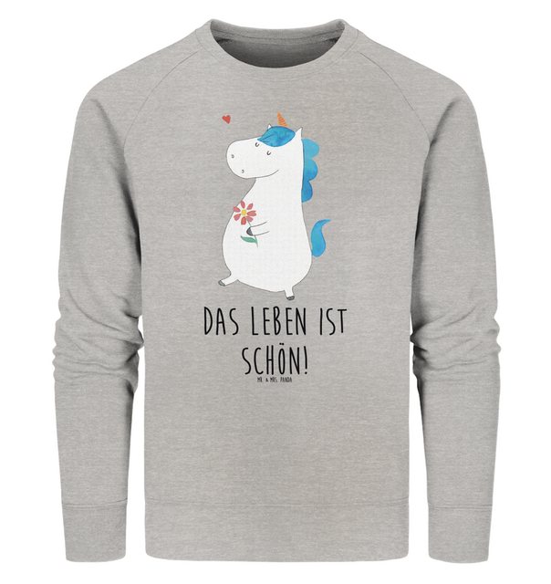 Mr. & Mrs. Panda Longpullover Größe XXL Einhorn Spaziergang - Heather Grey günstig online kaufen