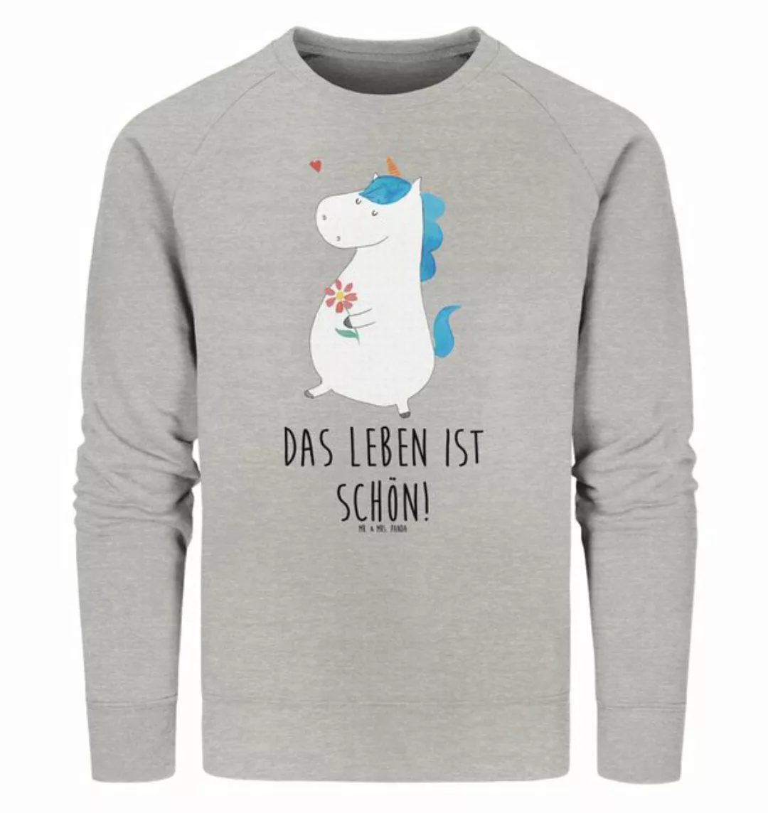 Mr. & Mrs. Panda Longpullover Größe XXL Einhorn Spaziergang - Heather Grey günstig online kaufen