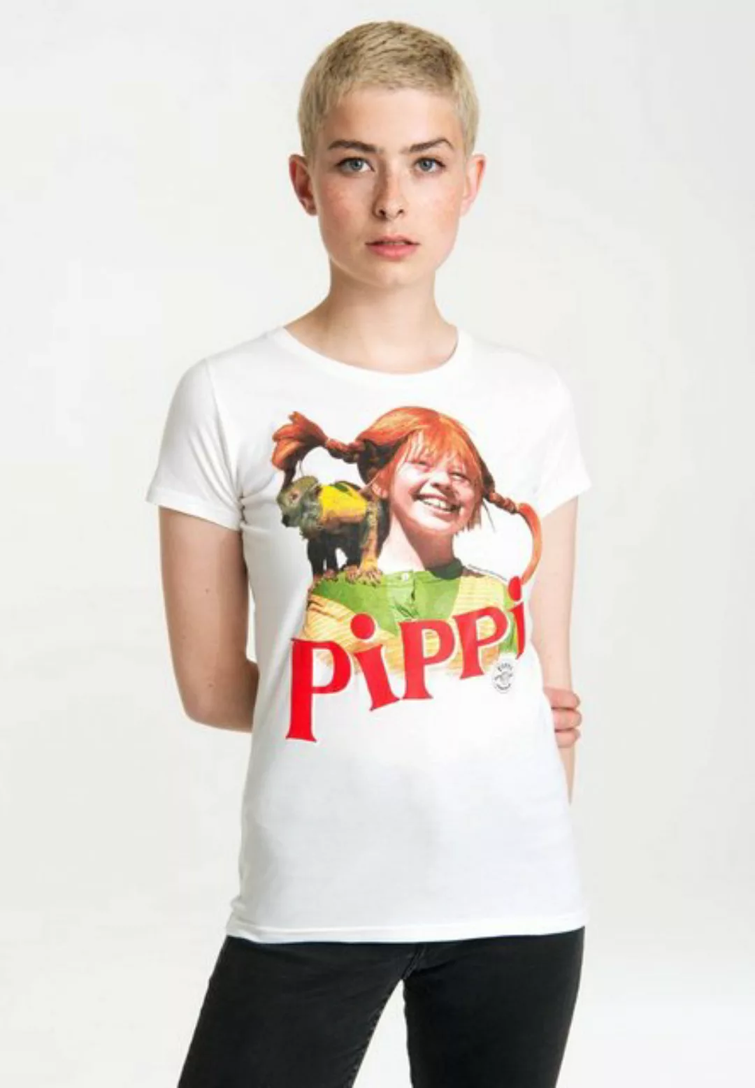 LOGOSHIRT T-Shirt "Pippi Langstrumpf Herr Nilsson", im Retro-Look günstig online kaufen