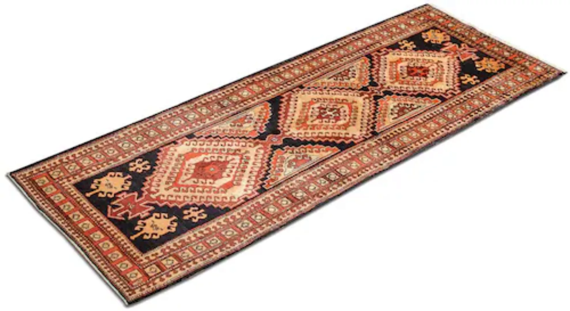 morgenland Wollteppich »Ardebil Teppich handgeknüpft blau«, rechteckig günstig online kaufen
