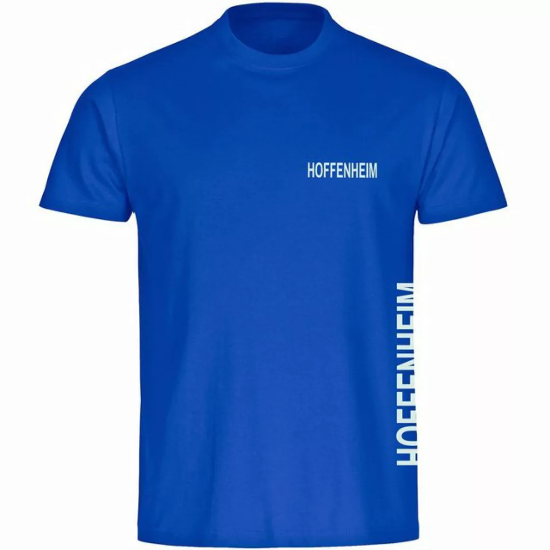 multifanshop T-Shirt Herren Hoffenheim - Brust & Seite - Männer günstig online kaufen