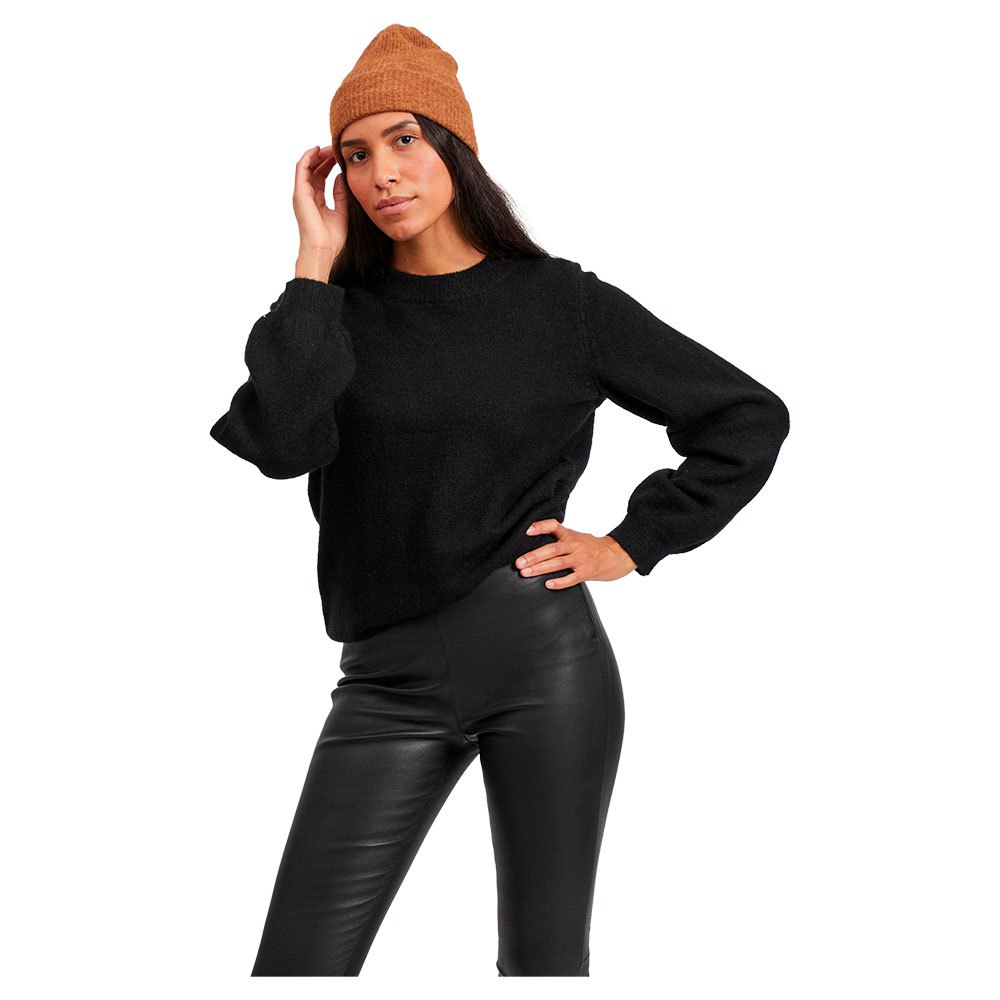 Object Eve Nonsia Langarm Sweater M Black günstig online kaufen