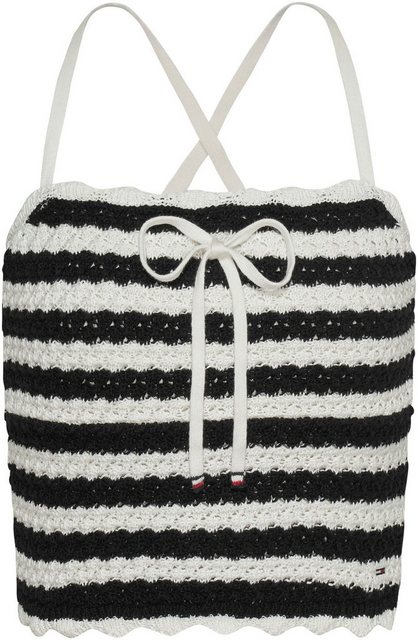 Tommy Jeans Spaghettitop TJW CROCHET STRIPE TOP günstig online kaufen