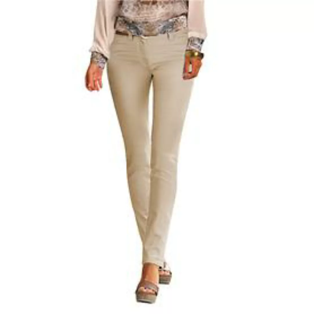 Jeans 'Shirley' beige Gr. 46 (entspricht Hersteller-Gr. 44) günstig online kaufen