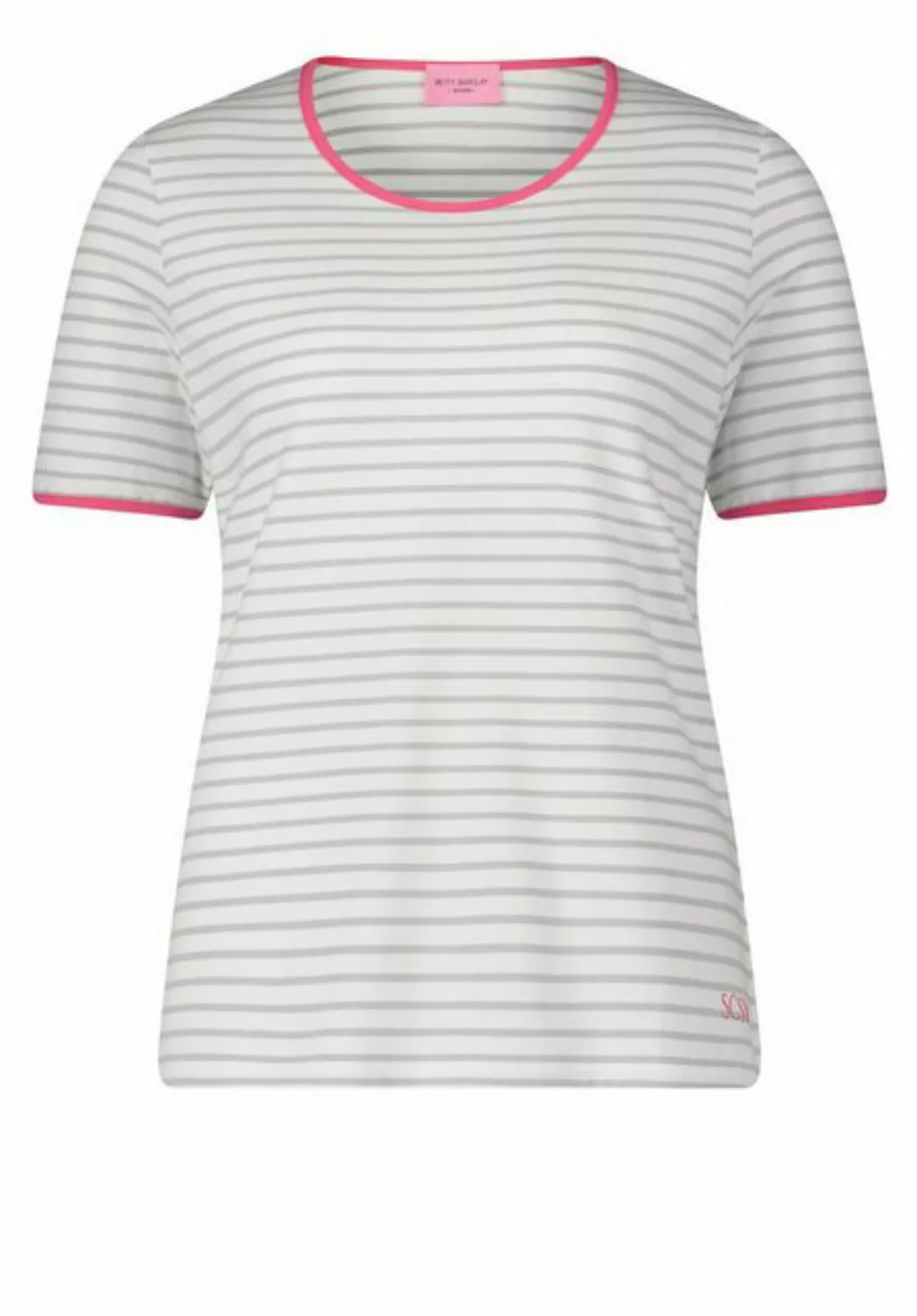 Betty Barclay T-Shirt Shirt Kurz 1/2 Arm, White/Grey günstig online kaufen