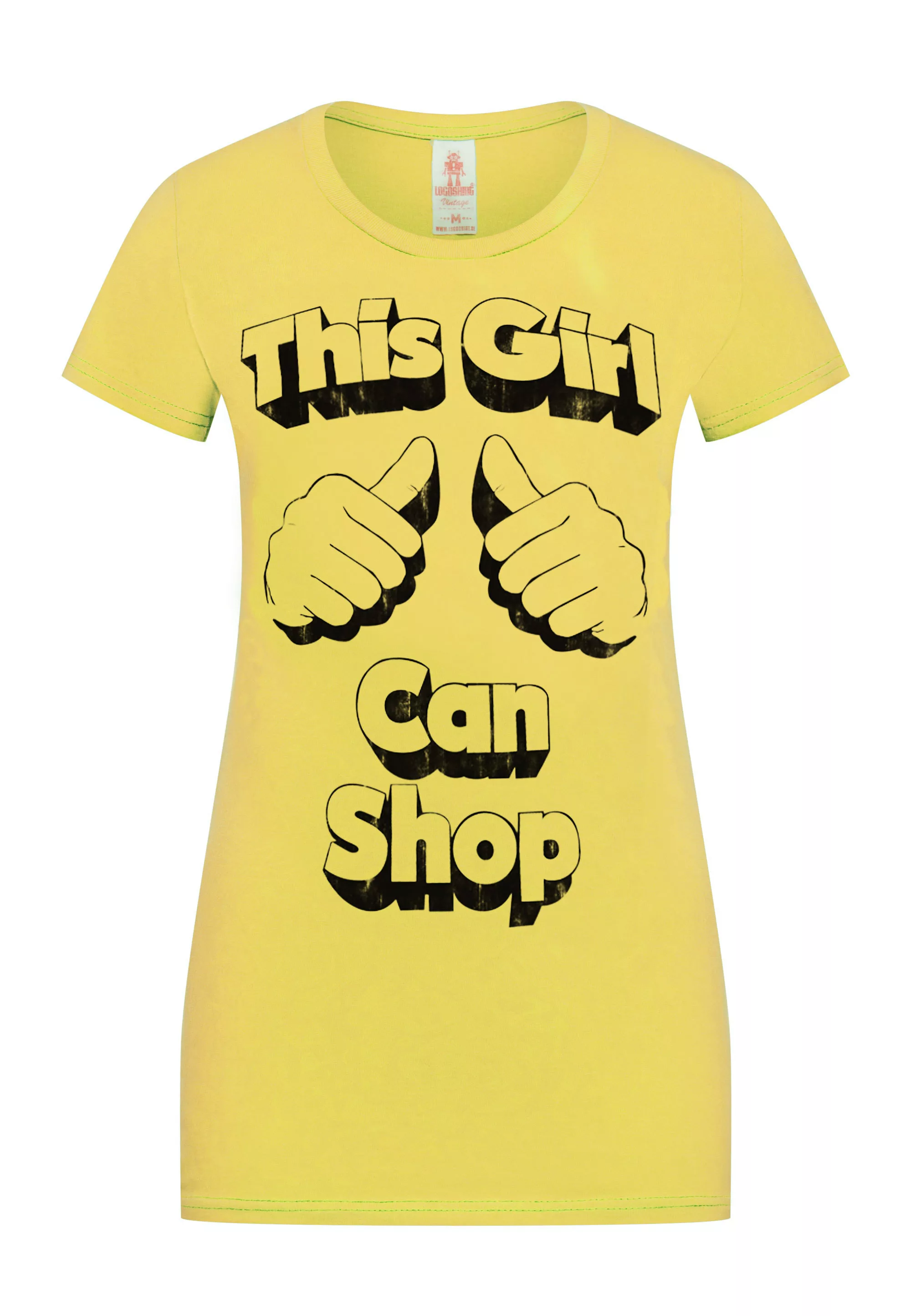 LOGOSHIRT T-Shirt "Spruch - This Girl Can Shop", mit lizenziertem Print günstig online kaufen