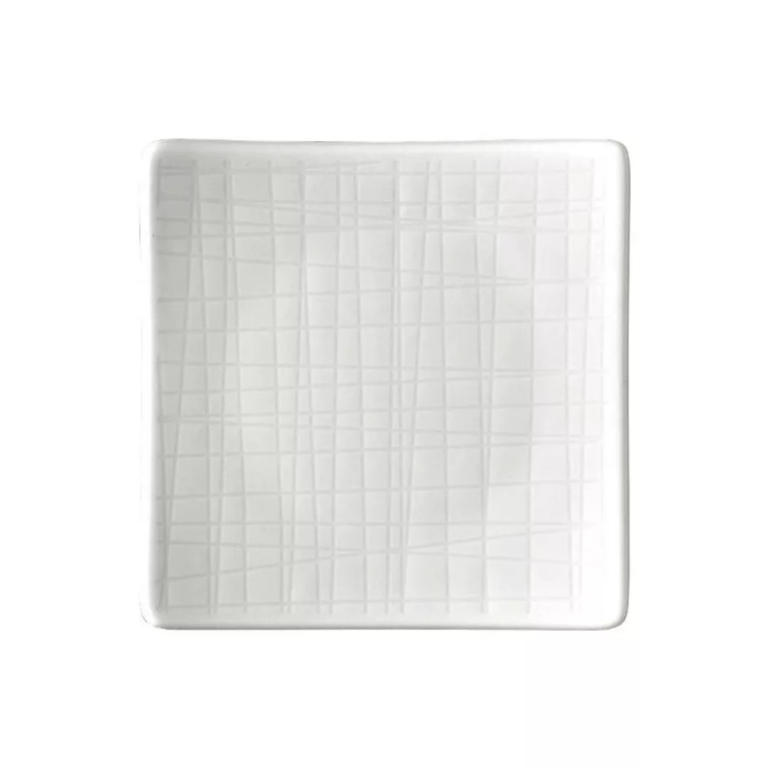 Rosenthal Mesh Weiß Teller quadratisch flach 9 cm günstig online kaufen
