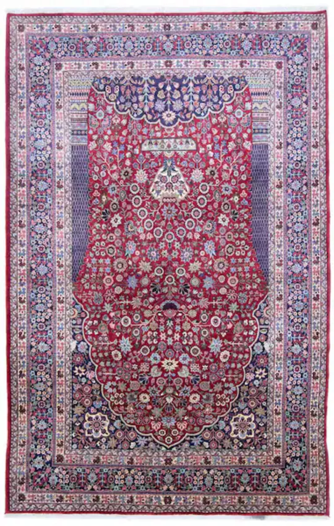 morgenland Wollteppich »Abadeh Felder Rosso scuro 317 x 212 cm«, rechteckig günstig online kaufen