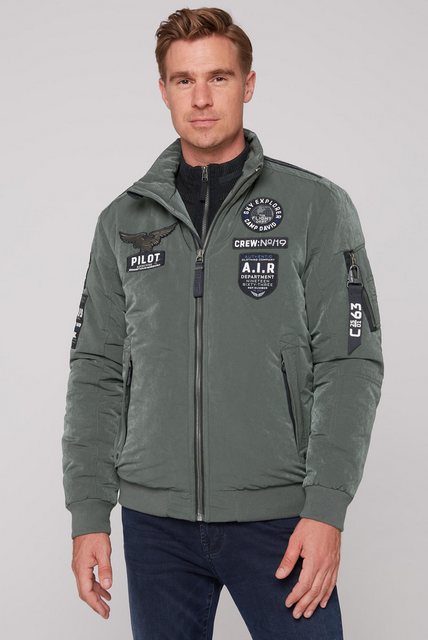 CAMP DAVID Blouson mit vielen Patches günstig online kaufen