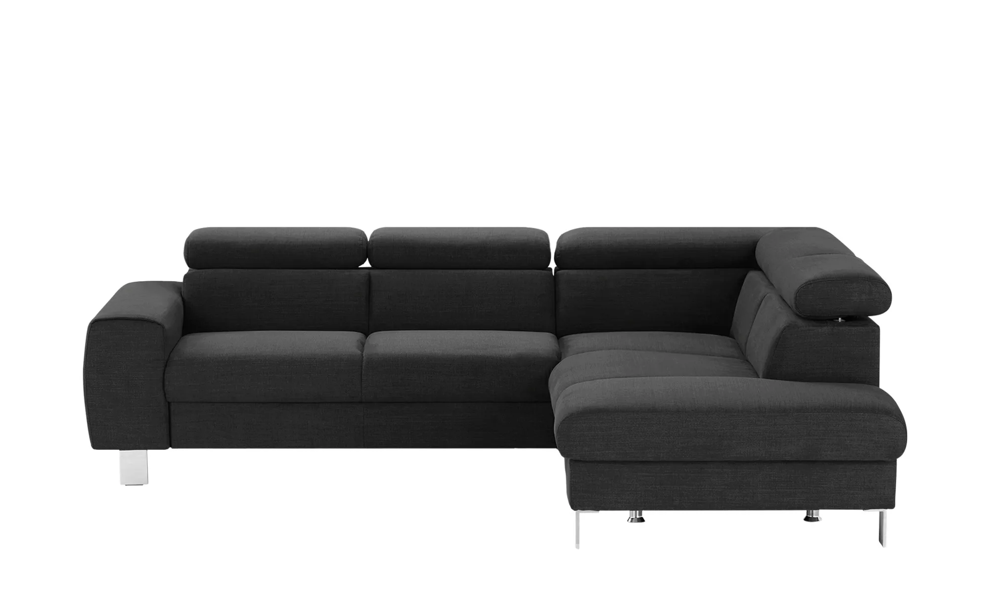 uno Ecksofa  Los Angeles ¦ schwarz ¦ Maße (cm): B: 249 H: 72 T: 207 Polster günstig online kaufen