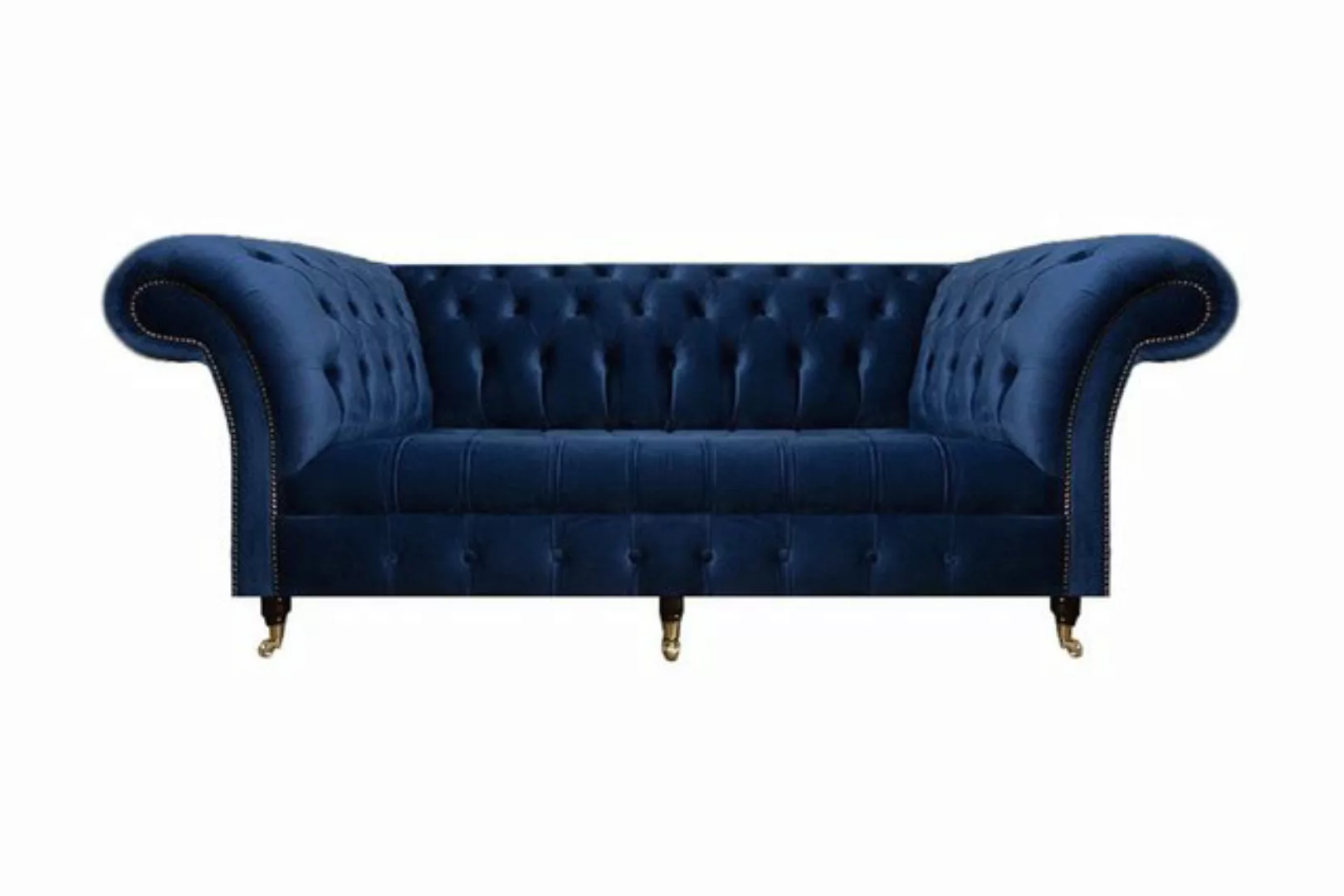 JVmoebel 3-Sitzer Chesterfield Textil Sofa Dreisitzer Couch Polstermöbel Po günstig online kaufen