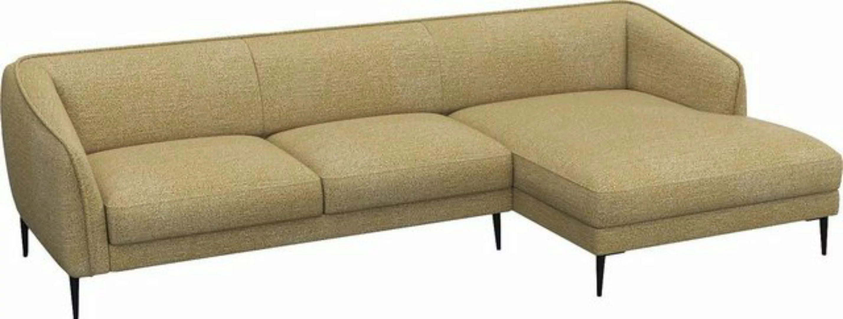 FLEXLUX Ecksofa "Belle Designsofa, L-Form, B/T 288/149 cm", Skandinavisches günstig online kaufen