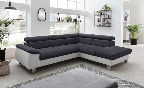 COTTA Polstergarnitur »Komaris L-Form«, (Set), Set bestehend aus: Ecksofa m günstig online kaufen