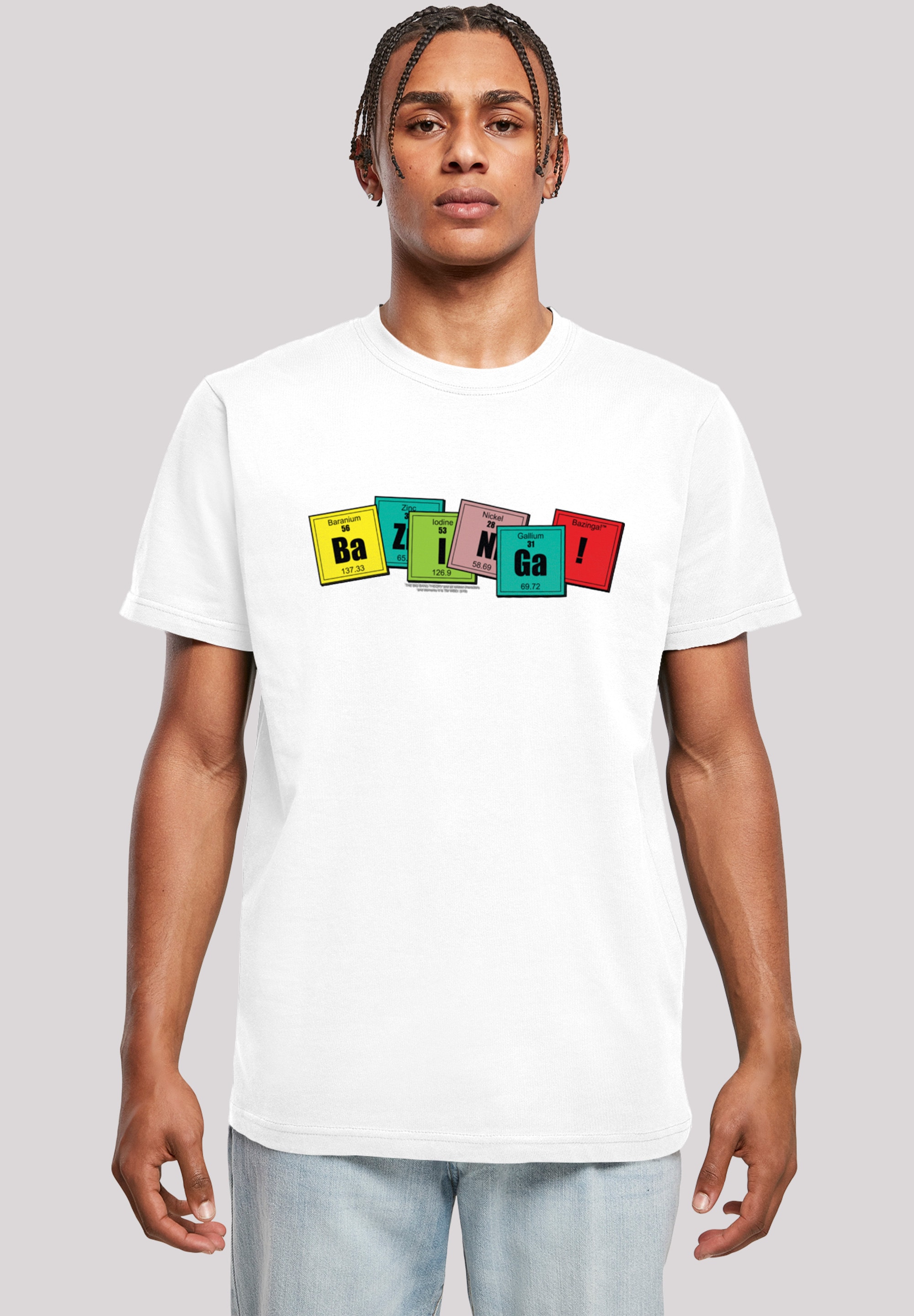 F4NT4STIC T-Shirt "Big Bang Theory Bazinga", Herren,Premium Merch,Regular-F günstig online kaufen