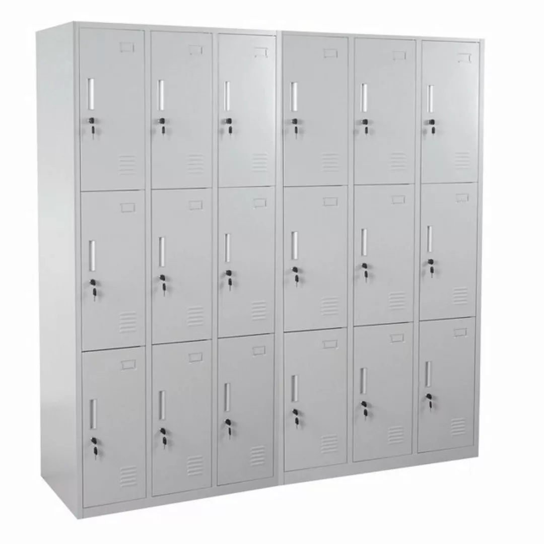 MCW Mehrzweckschrank Preston T829-18 Metallschrank, Drehriegelschloss inkl. günstig online kaufen