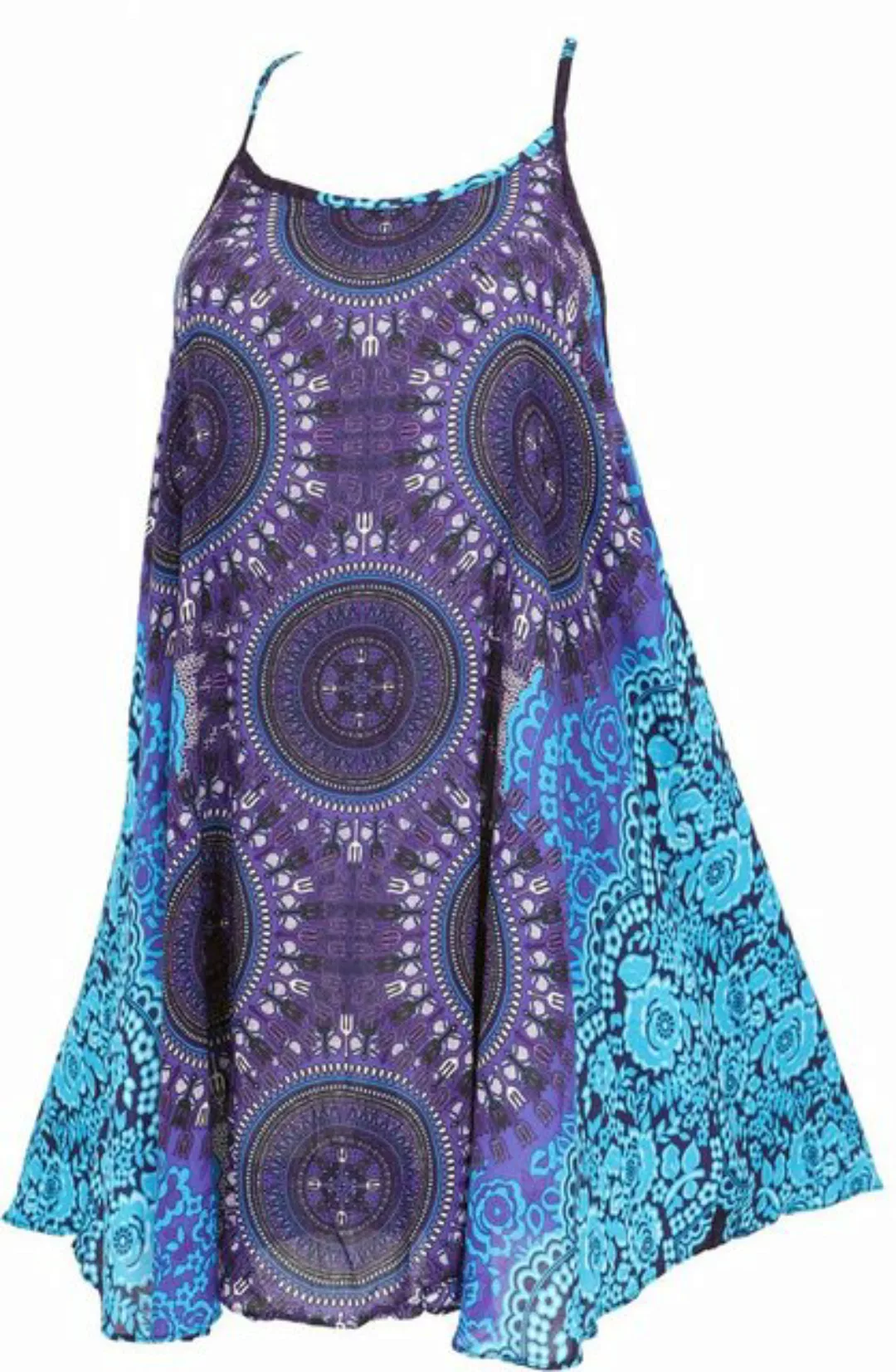 Guru-Shop Midikleid Boho Mandala Minikleid, Trägerkleid,.. alternative Bekl günstig online kaufen