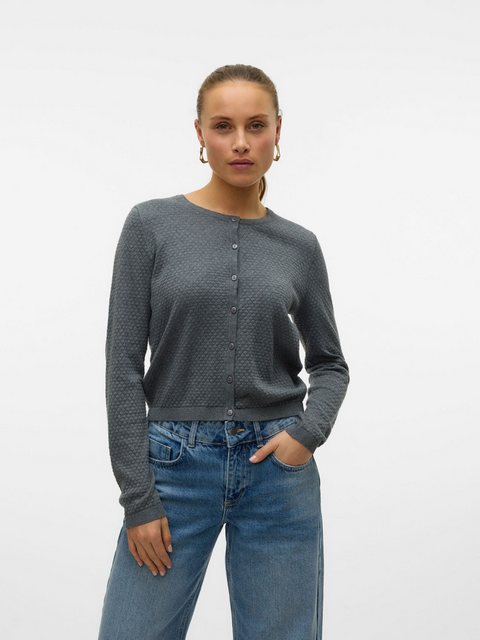 Vero Moda Cardigan Gemütlicher Grobstrick Cardigan Waffel Strick Muster 835 günstig online kaufen