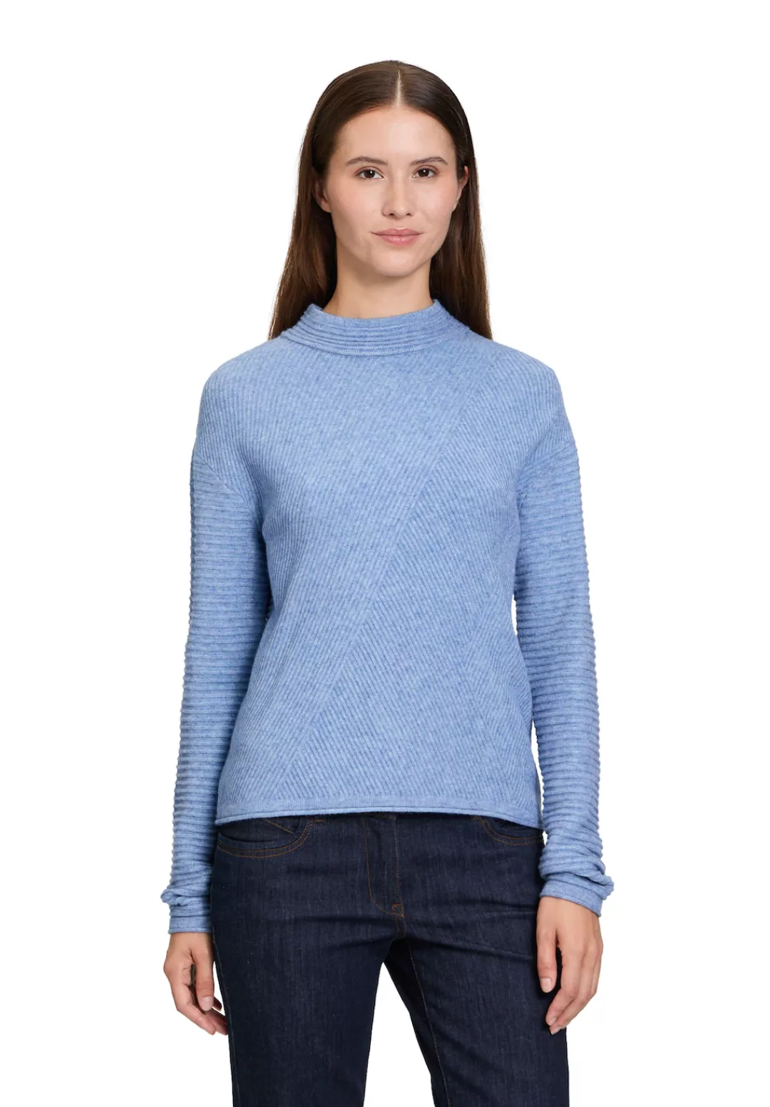 Betty Barclay Strickpullover "Betty Barclay Basic-Strickpullover mit Rippen günstig online kaufen